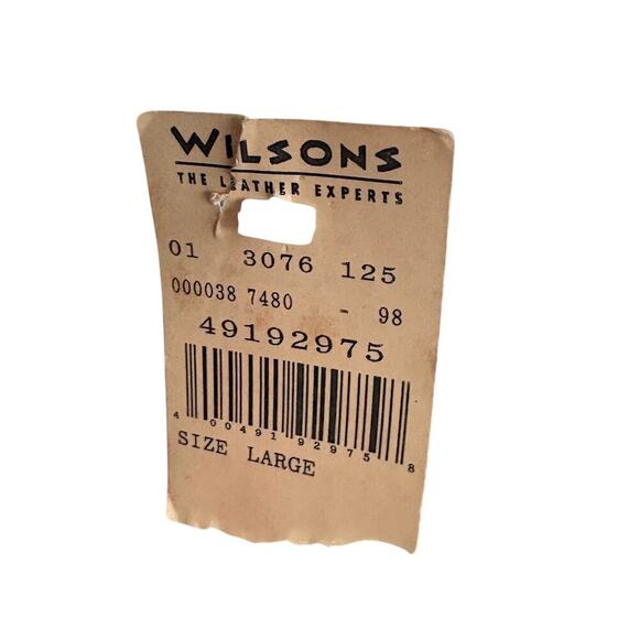 Vintage Wilsons Leather American Flag Vest - Size Large - New With Tags - Picture 4 of 6